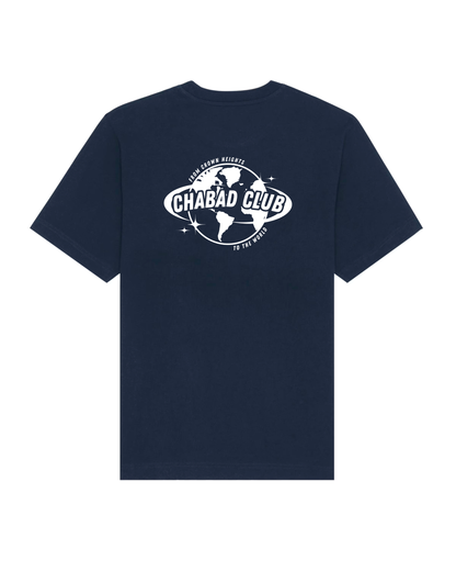 CHABAD CLUB TSHIRT FCHTTW NAVY VERSO