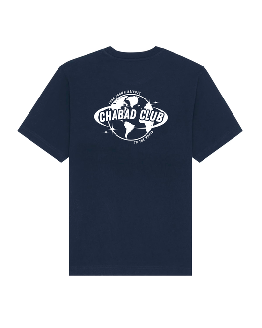 CHABAD CLUB TSHIRT FCHTTW NAVY VERSO