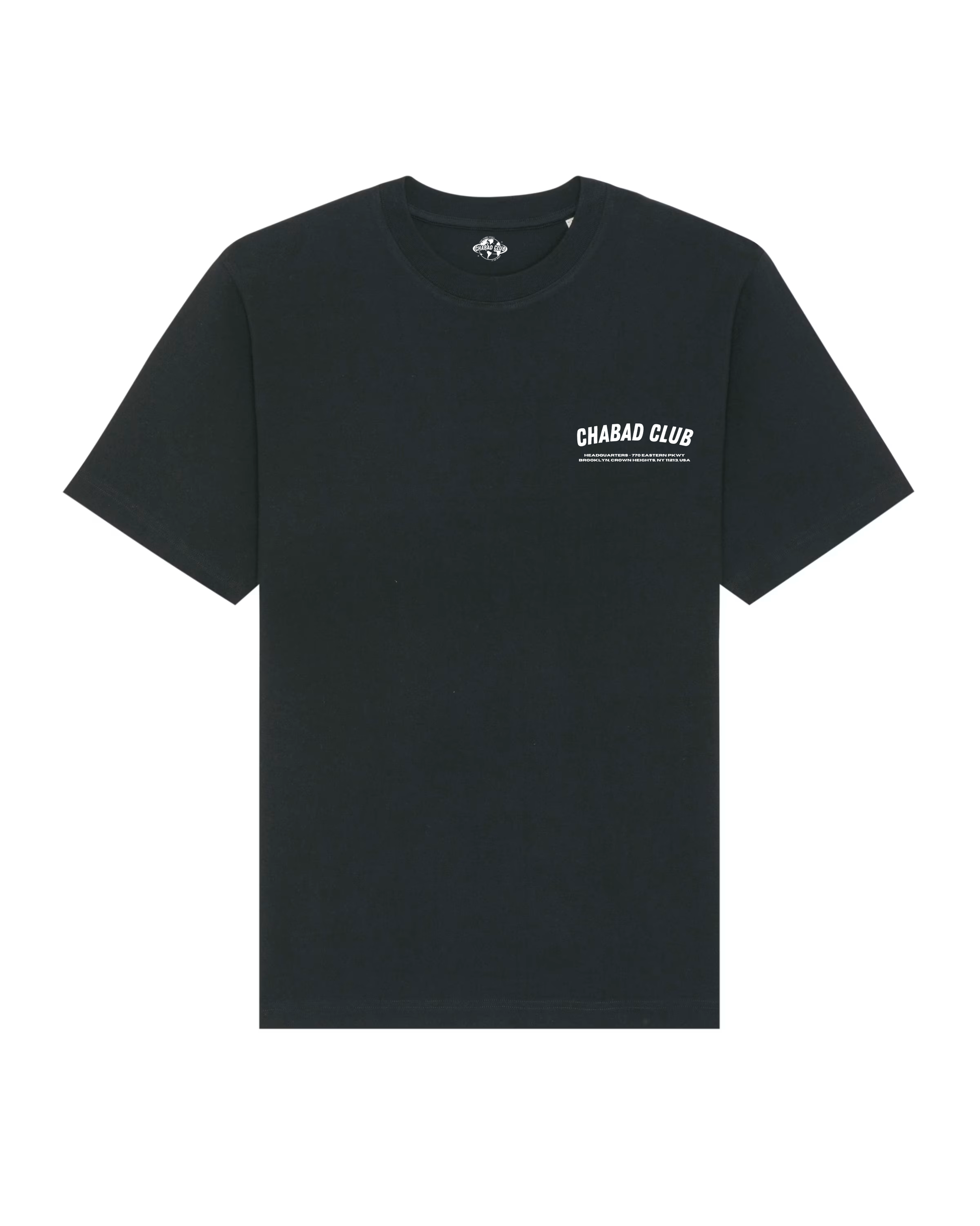 CHABAD CLUB TSHIRT FCHTTW NOIR RECTO