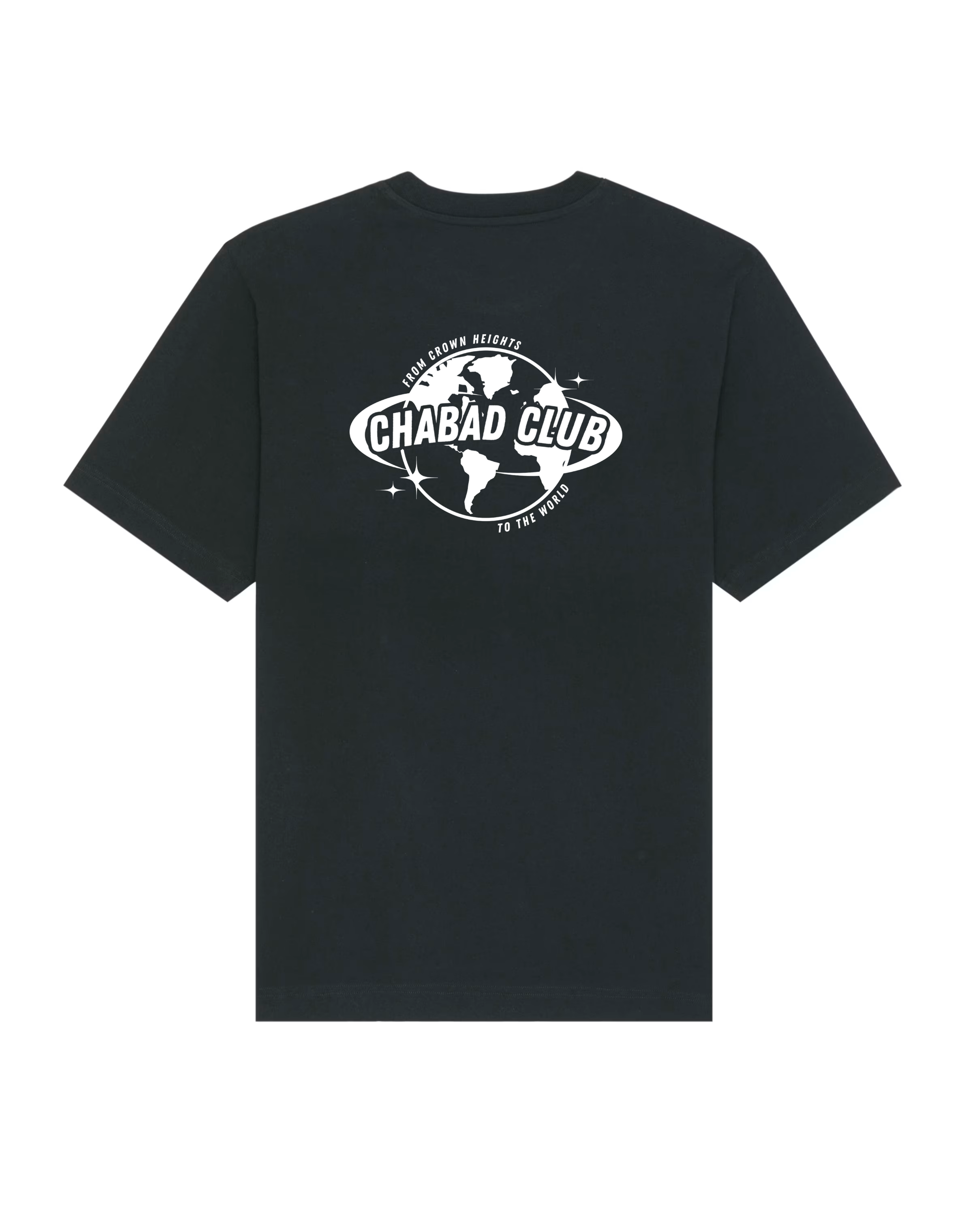 CHABAD CLUB TSHIRT FCHTTW NOIR VERSO