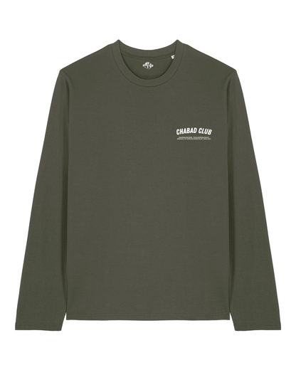 CHABAD CLUB TSHIRT MANCHES LONGUES FCHTTW KHAKI RECTO
