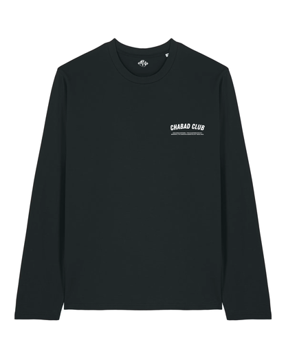 CHABAD CLUB TSHIRT MANCHES LONGUES FCHTTW NOIR RECTO