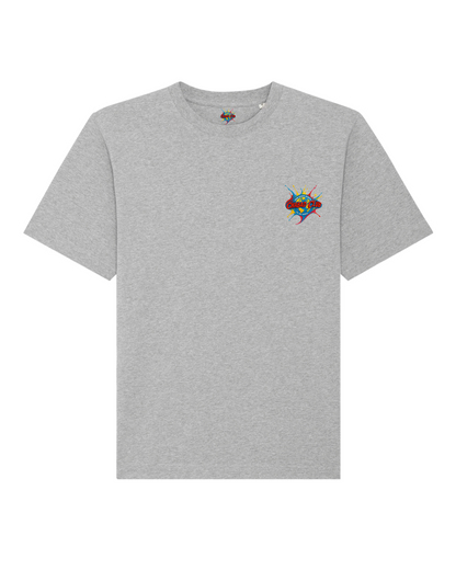CHABAD CLUB TSHIRT PAINT GRIS RECTO