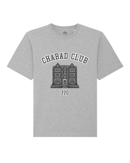 CHABAD CLUB TSHIRT SYNA GRIS RECTO