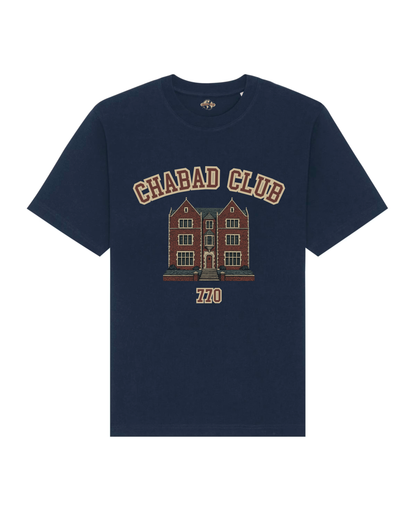 CHABAD CLUB TSHIRT SYNA NAVY RECTO